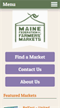 Mobile Screenshot of mainefarmersmarkets.org